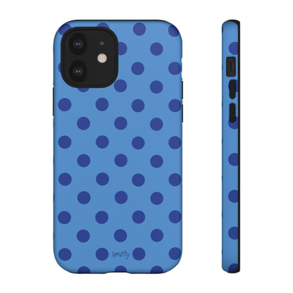 Blue Polka Dot Phone Case