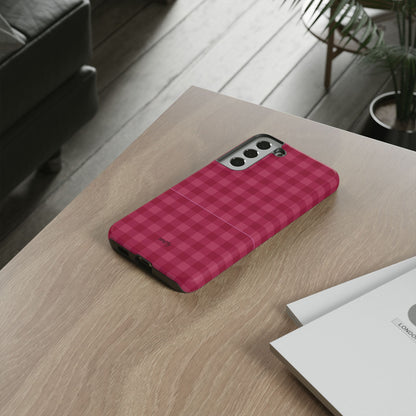 Pomegranate Gingam Phone Case