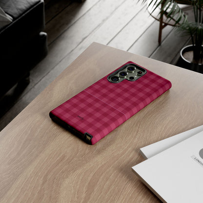 Pomegranate Gingam Phone Case