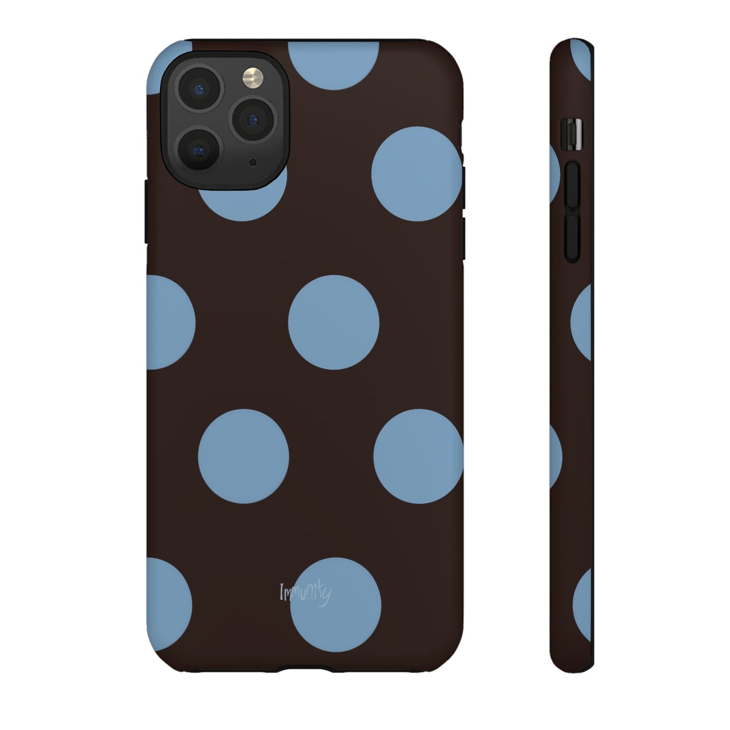 Big Blue Polka Dot Phone Case