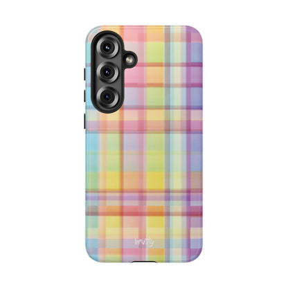 Rainbow Gingham Phone Case