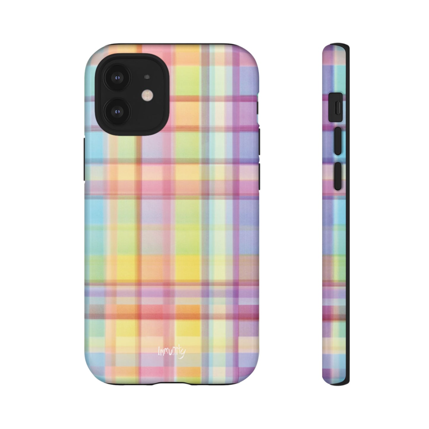 Rainbow Gingham Phone Case
