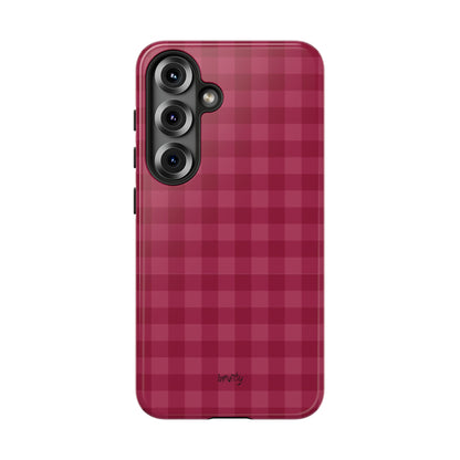 Pomegranate Gingam Phone Case