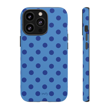 Blue Polka Dot Phone Case