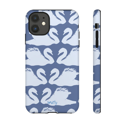 Swan Hearts Phone Case
