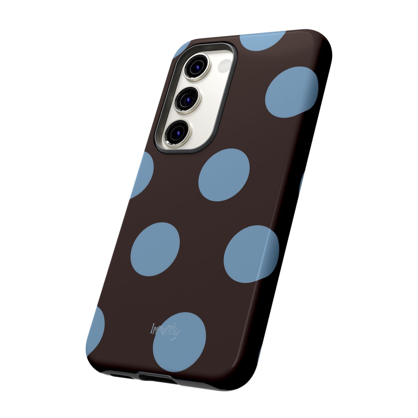 Big Blue Polka Dot Phone Case