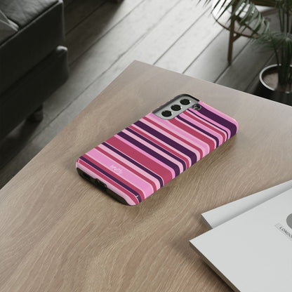 Pink Stripes Phone Case