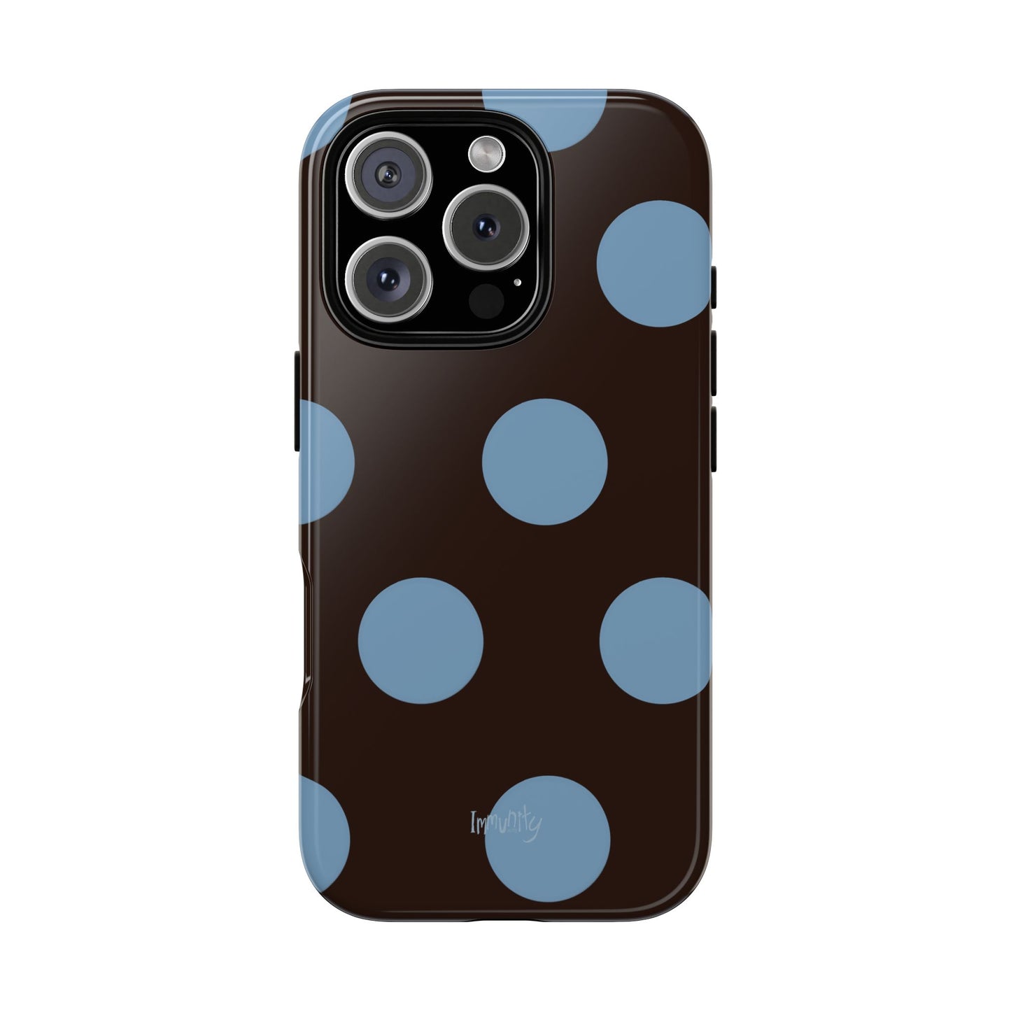 Big Blue Polka Dot Phone Case