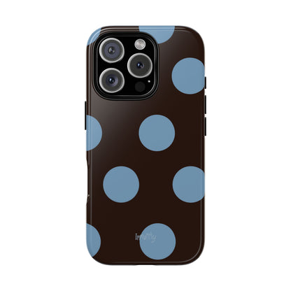 Big Blue Polka Dot Phone Case