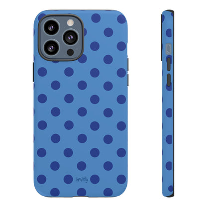 Blue Polka Dot Phone Case