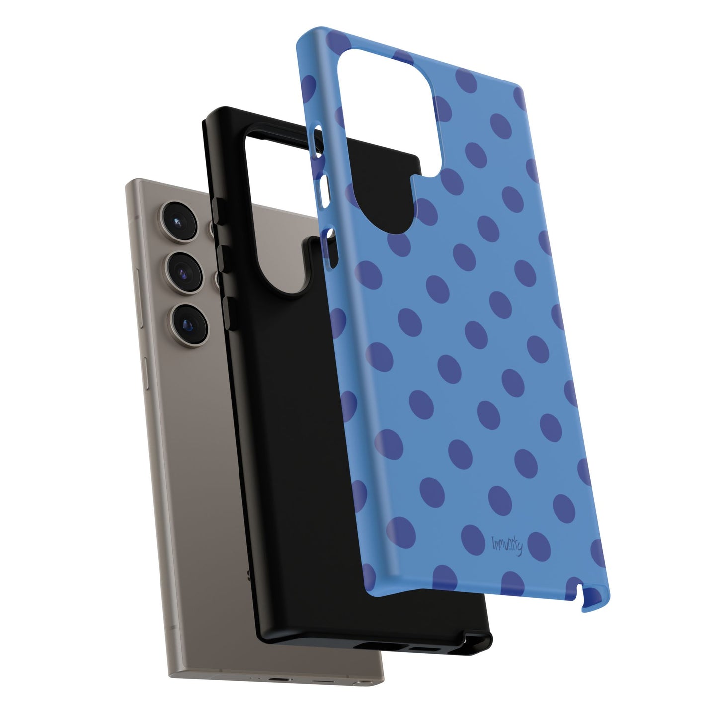 Blue Polka Dot Phone Case