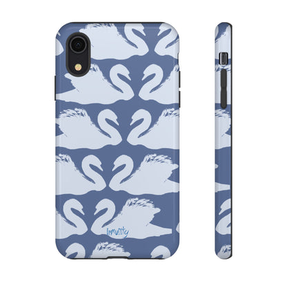 Swan Hearts Phone Case