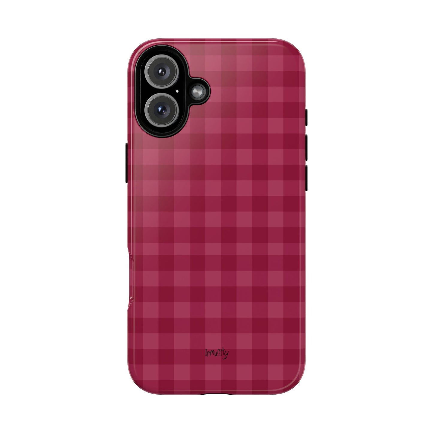 Pomegranate Gingam Phone Case