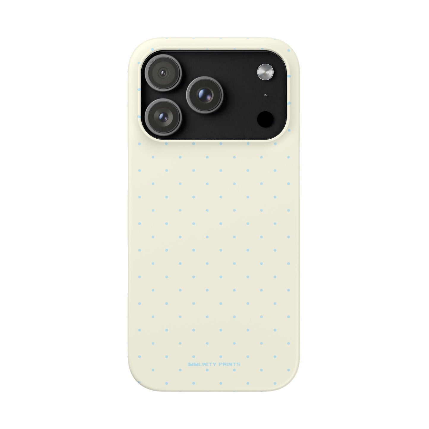 Mini Polka Dot (Blue) Snap Phone Case