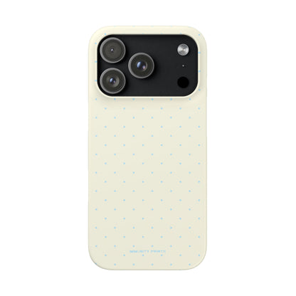 Mini Polka Dot (Blue) Snap Phone Case