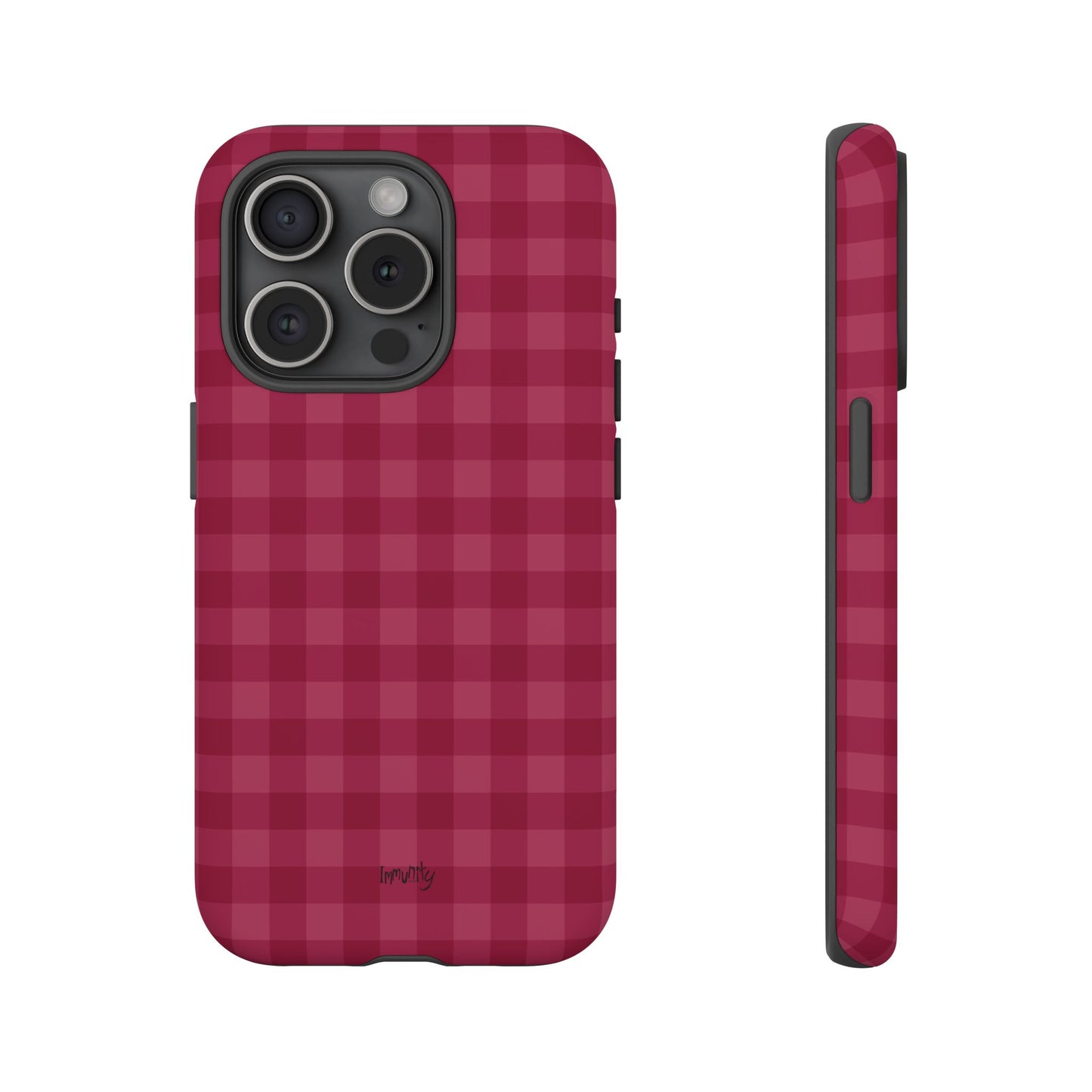 Pomegranate Gingam Phone Case