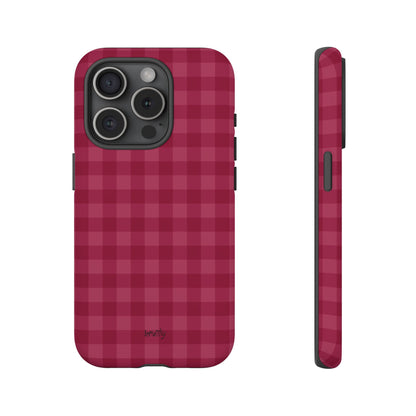 Pomegranate Gingam Phone Case