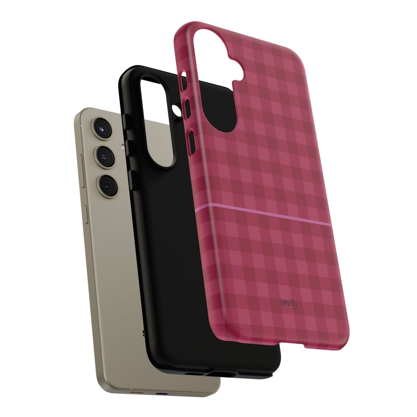 Pomegranate Gingam Phone Case