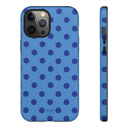 Blue Polka Dot Phone Case