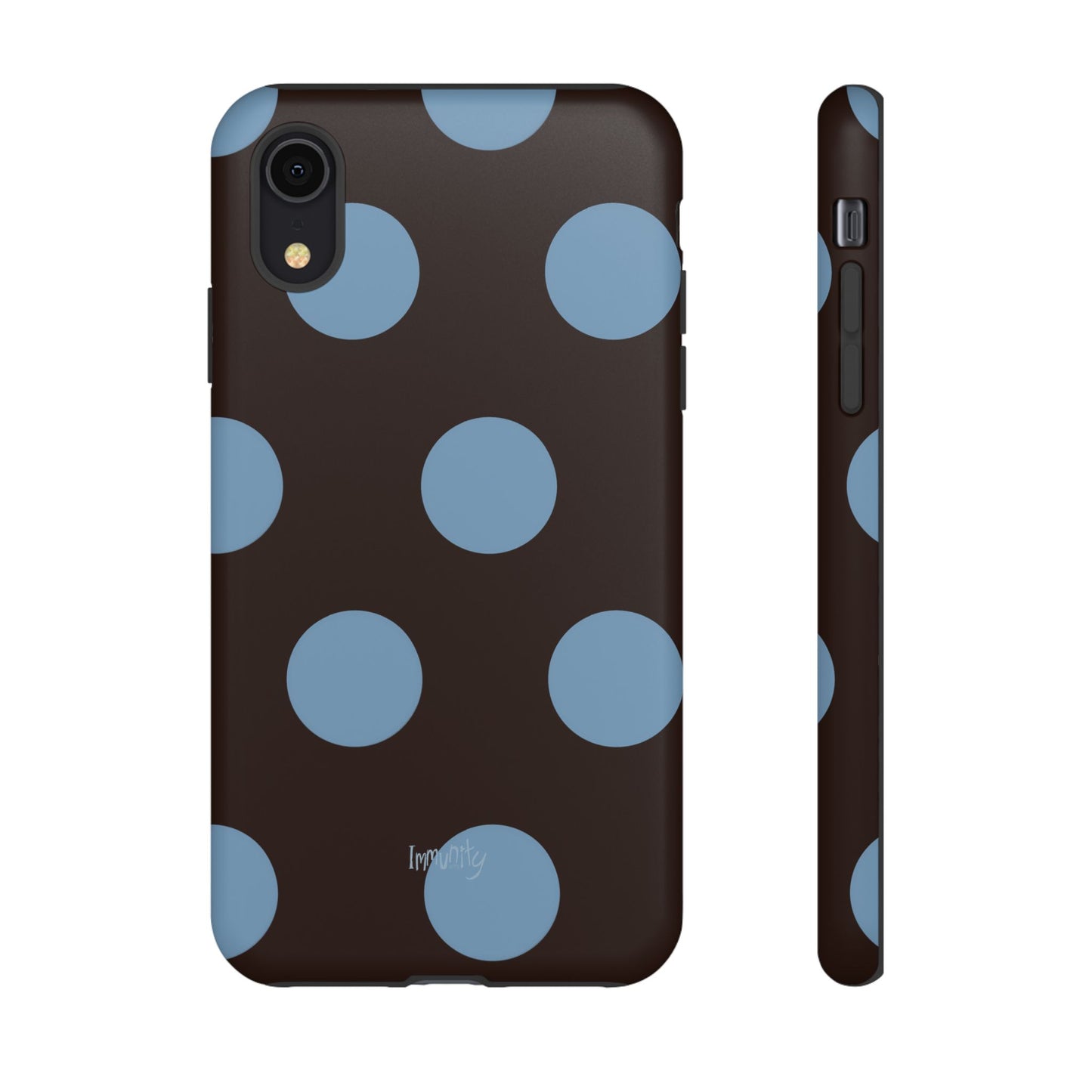 Big Blue Polka Dot Phone Case