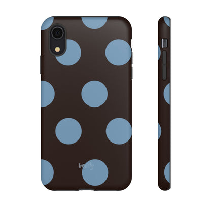 Big Blue Polka Dot Phone Case