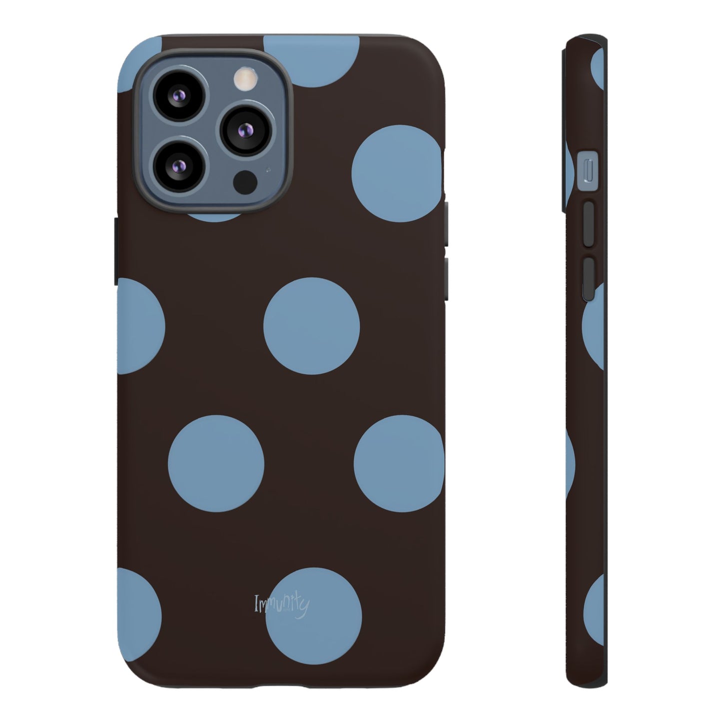 Big Blue Polka Dot Phone Case