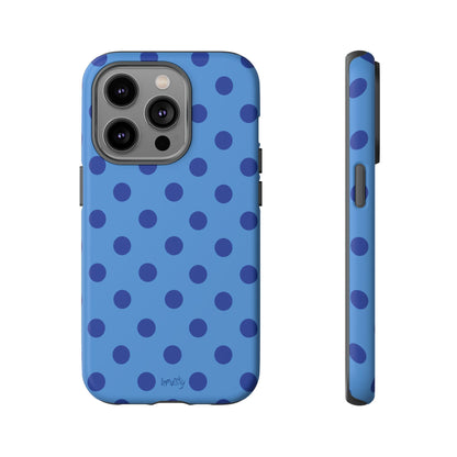 Blue Polka Dot Phone Case