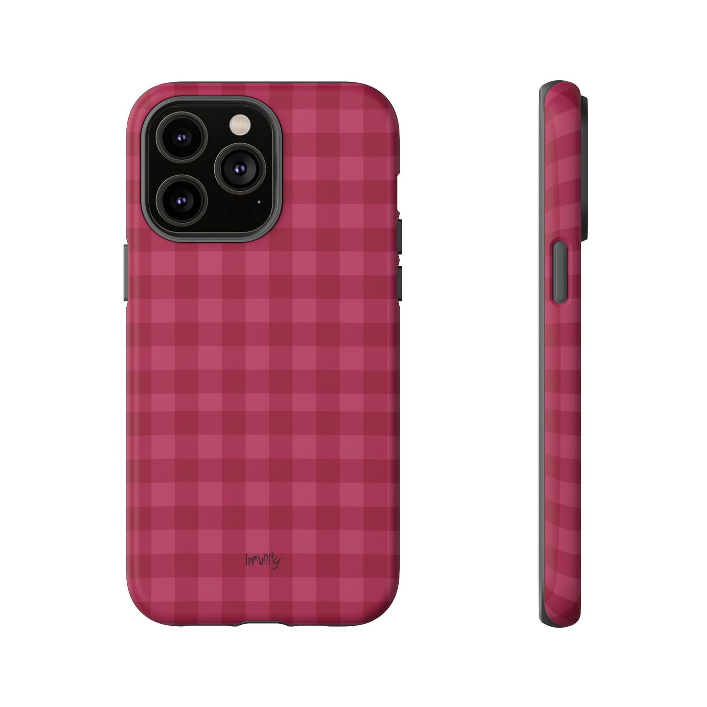 Pomegranate Gingam Phone Case