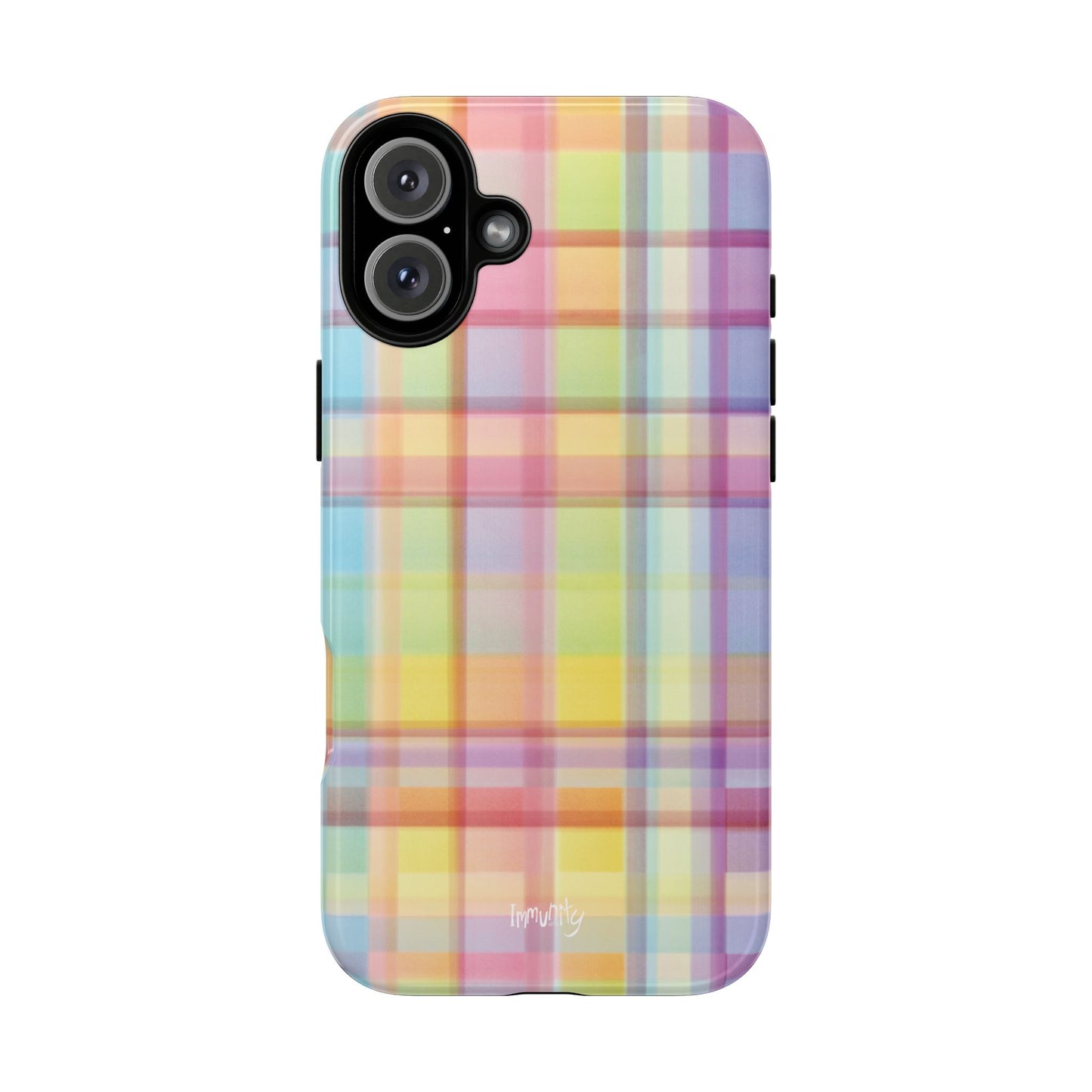 Rainbow Gingham Phone Case