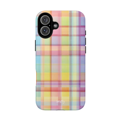 Rainbow Gingham Phone Case