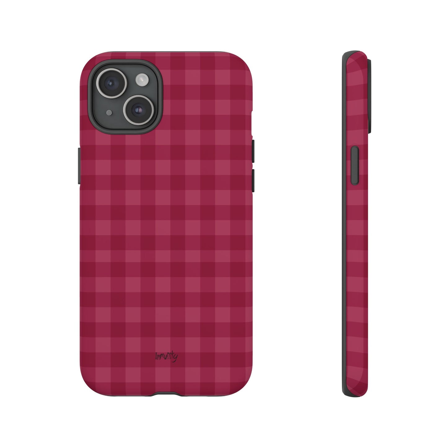 Pomegranate Gingam Phone Case