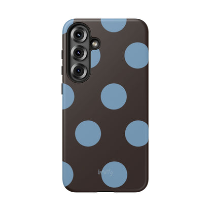 Big Blue Polka Dot Phone Case