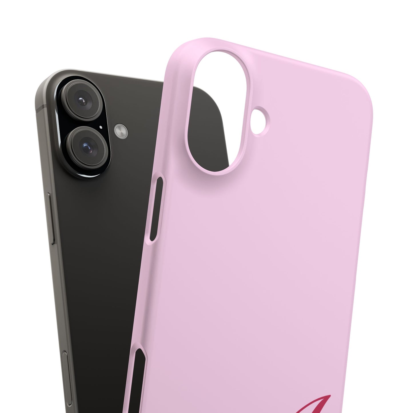 Initial (Pink) Snap Phone Case