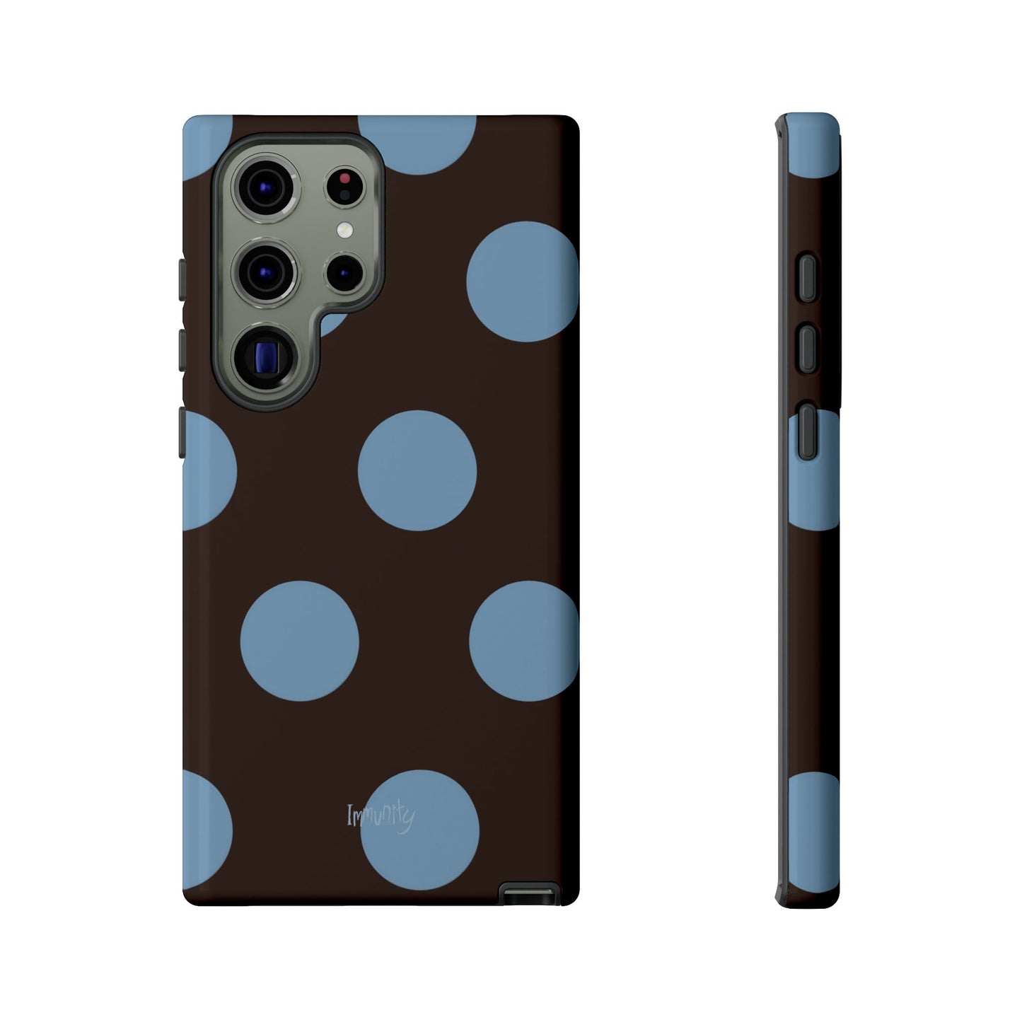 Big Blue Polka Dot Phone Case