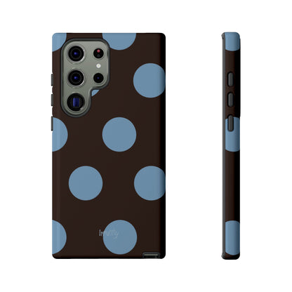 Big Blue Polka Dot Phone Case