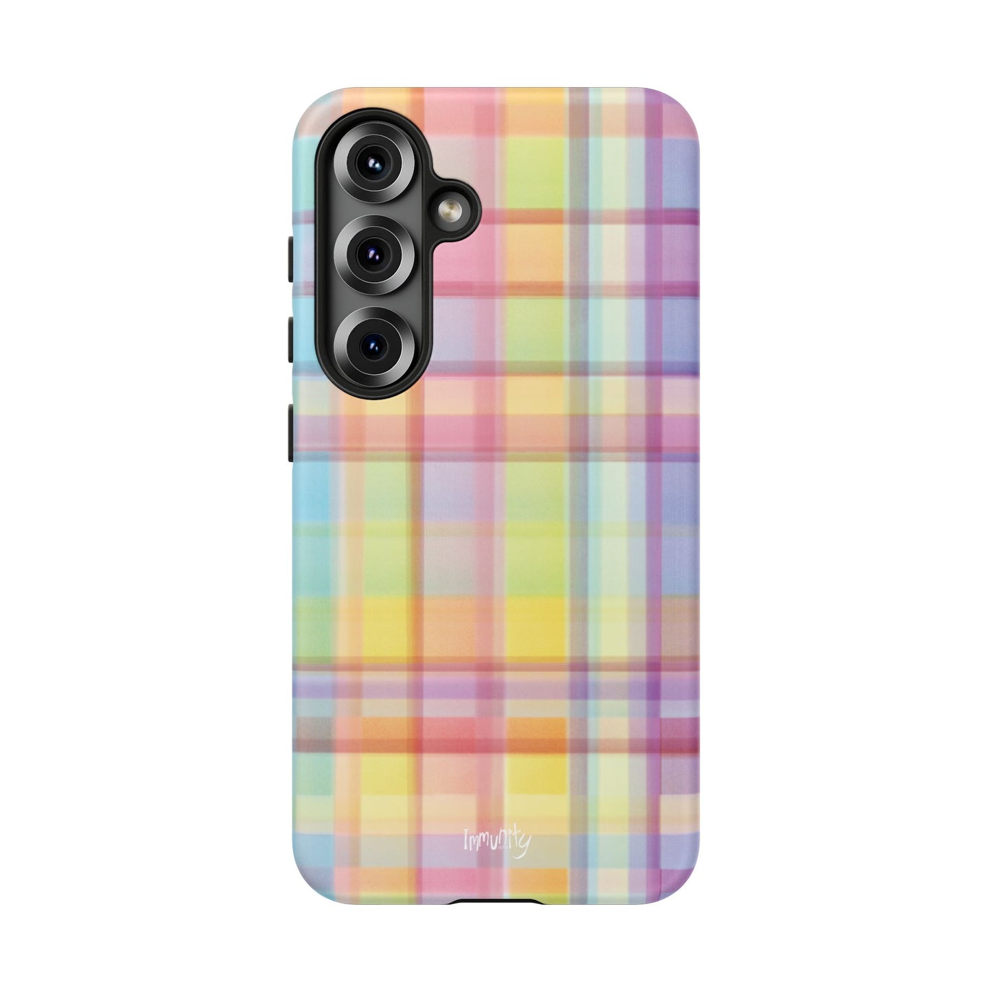 Rainbow Gingham Phone Case