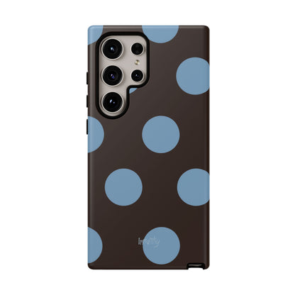 Big Blue Polka Dot Phone Case
