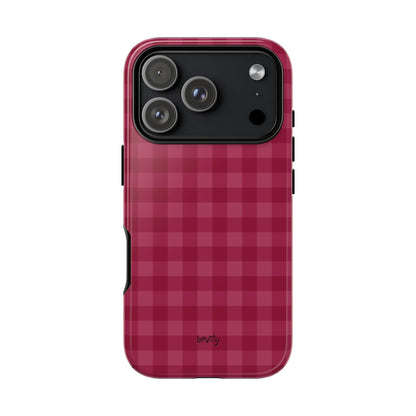 Pomegranate Gingam Phone Case