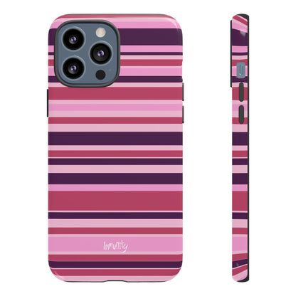Pink Stripes Phone Case