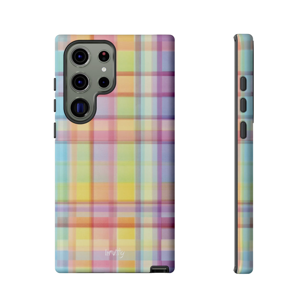 Rainbow Gingham Phone Case