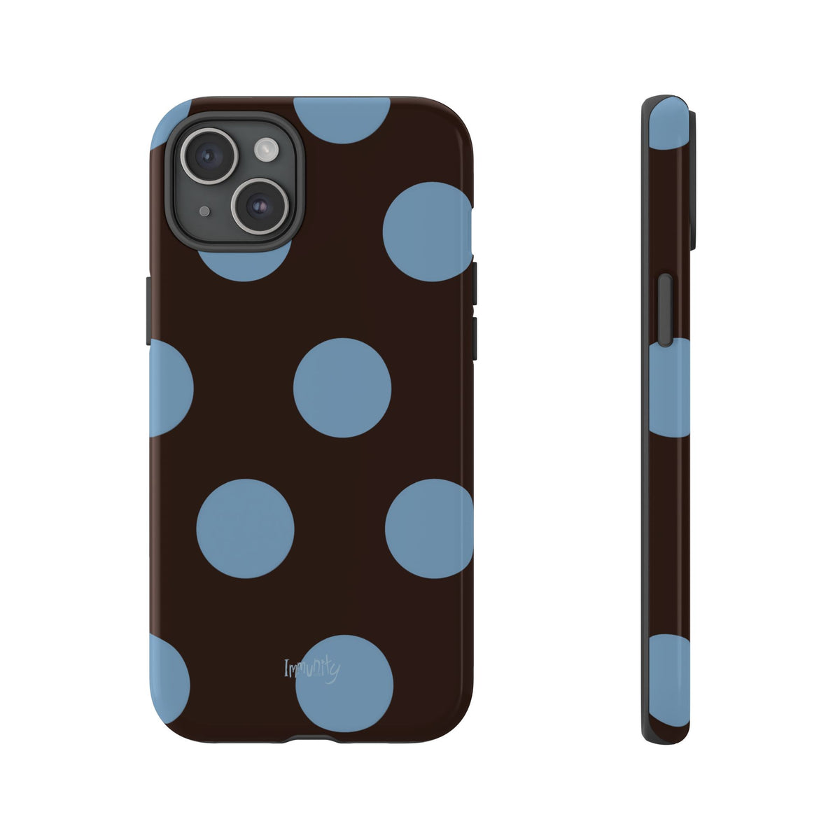 Big Blue Polka Dot Phone Case