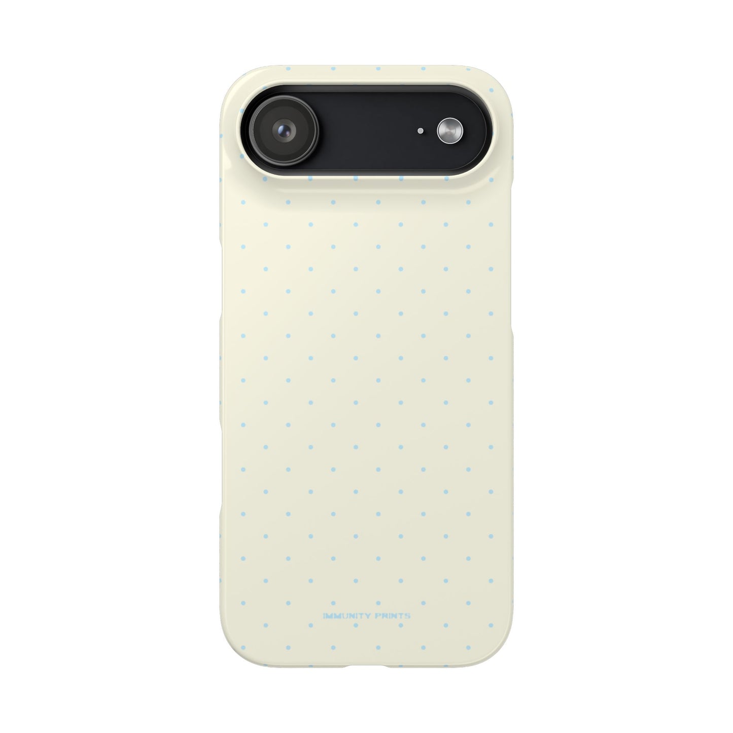 Mini Polka Dot (Blue) Snap Phone Case