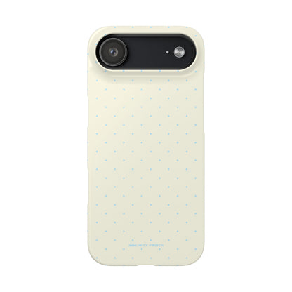 Mini Polka Dot (Blue) Snap Phone Case