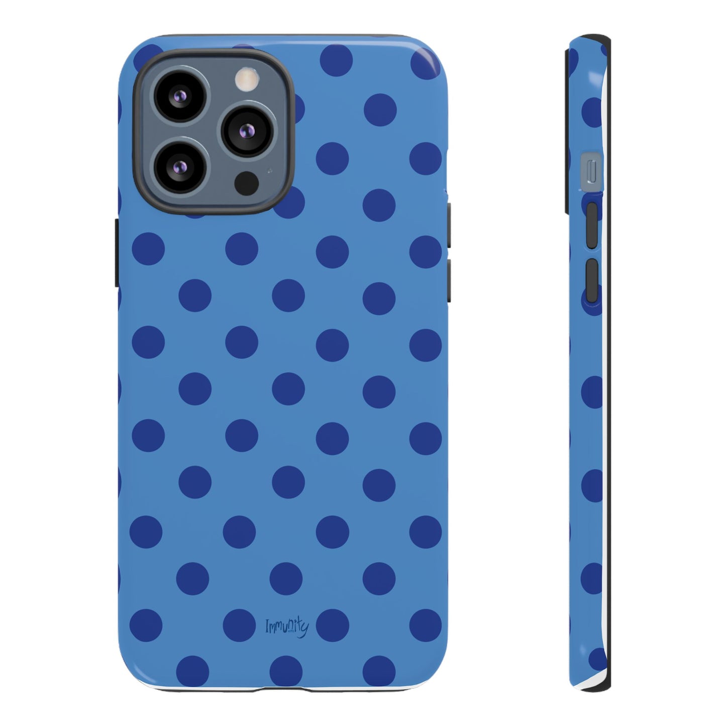 Blue Polka Dot Phone Case
