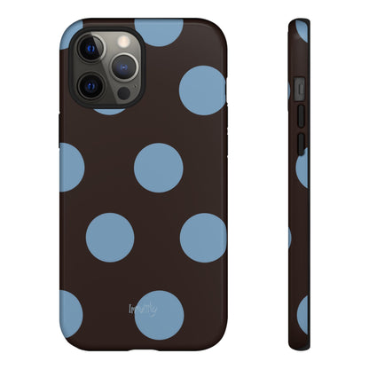 Big Blue Polka Dot Phone Case