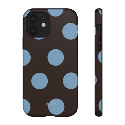 Big Blue Polka Dot Phone Case
