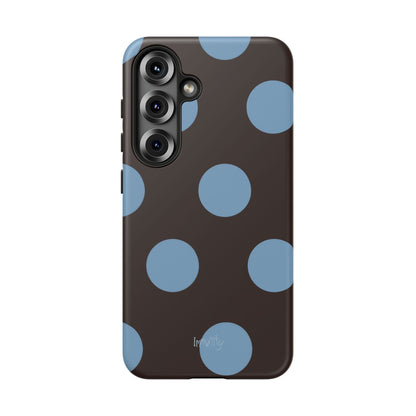 Big Blue Polka Dot Phone Case