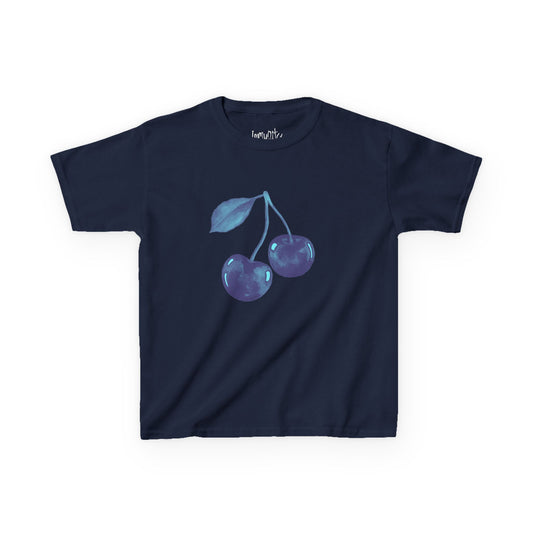 Blue Cherry Boxy Tee