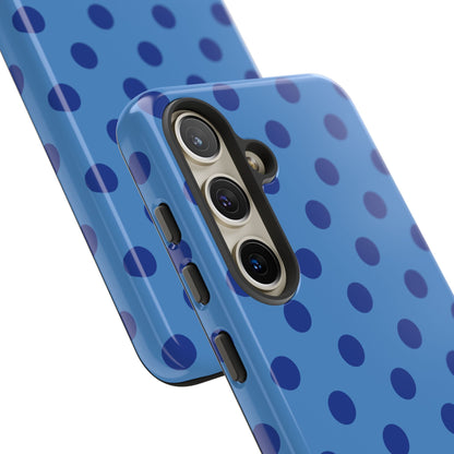 Blue Polka Dot Phone Case