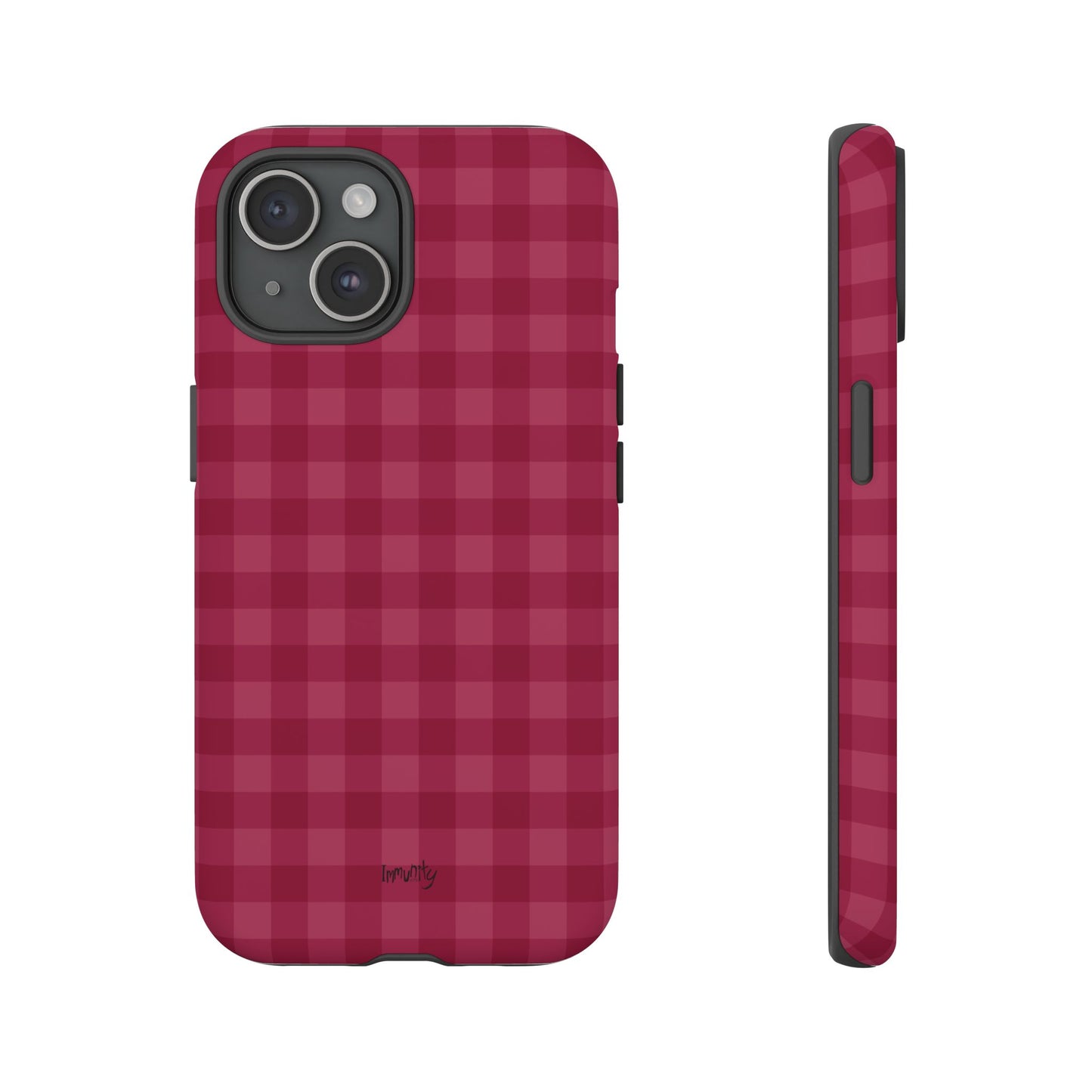 Pomegranate Gingam Phone Case